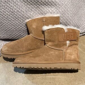 UGG Tan Suede Ankle Boots